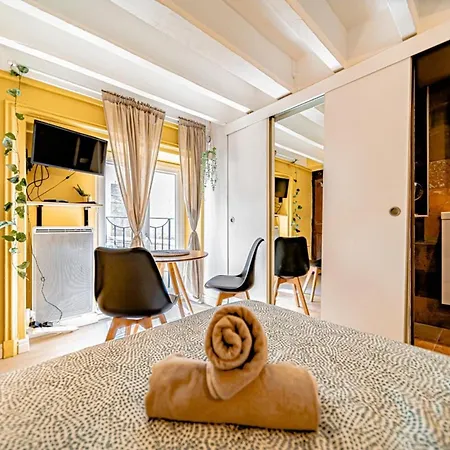 Warm&well-appointed studio Foch Masséna district-3