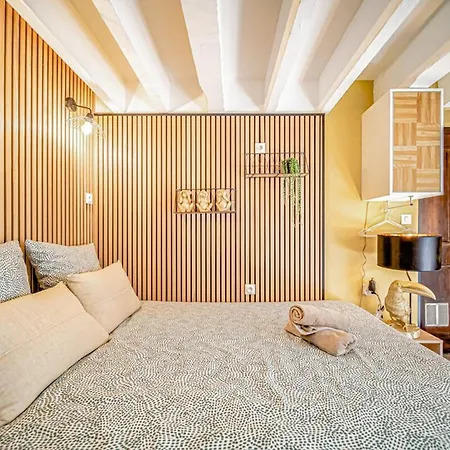Warm&well-appointed studio Foch Masséna district-2