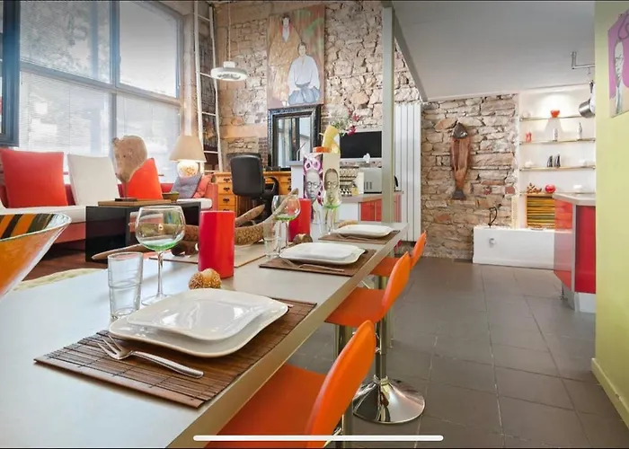 Appartement Loft sur saône à Lyon