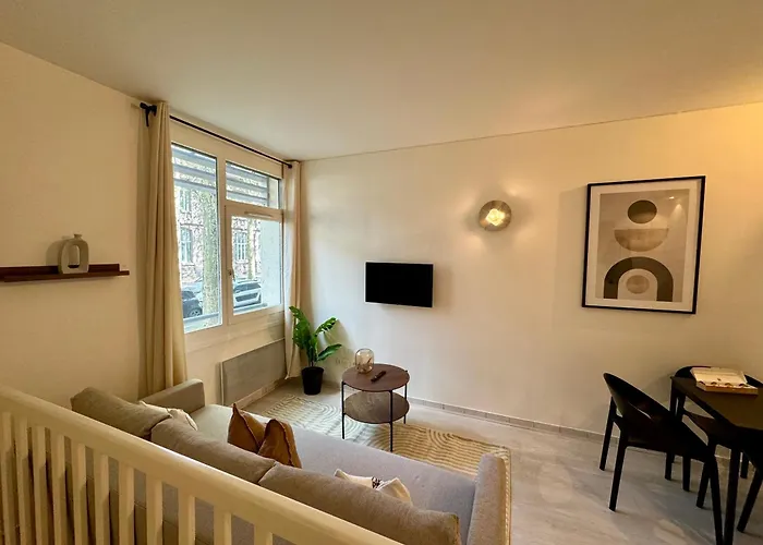 Suite Azure - Appartement 4 personnes - Check in h24&Wifi Lyon