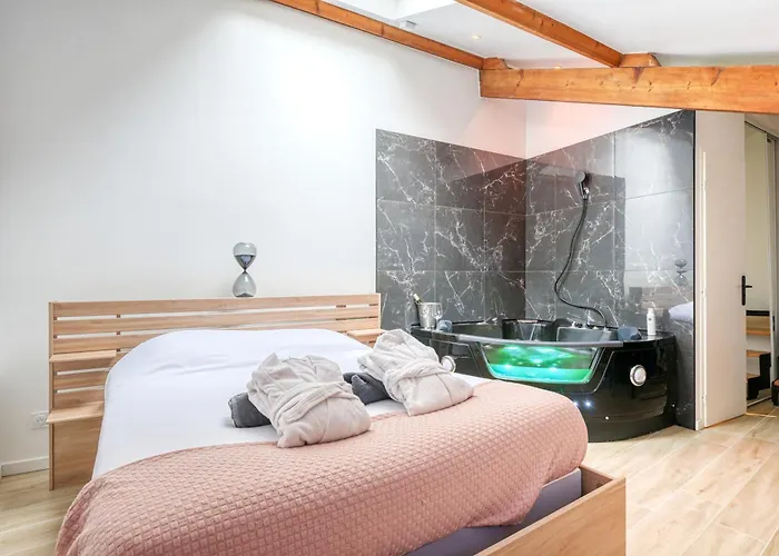 Appartement NEW / Belle et Rebelle avec jacuzzi à Lyon