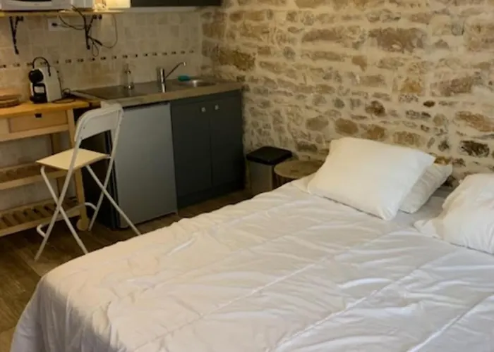 Studio with exposed stone Vieux Lyon