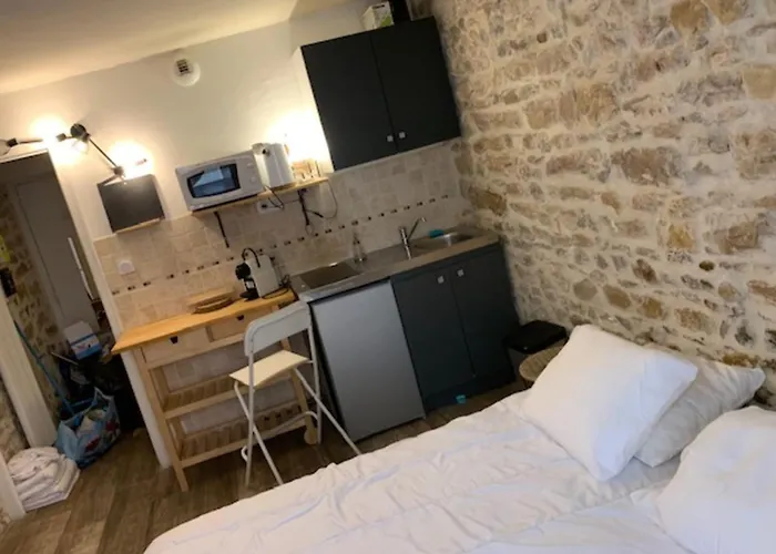 Studio with exposed stone Vieux Lyon