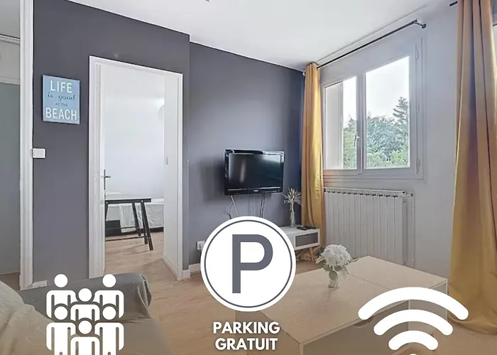 Le Cosy Genin - 3 Chambres Bureaux Parking Lyon