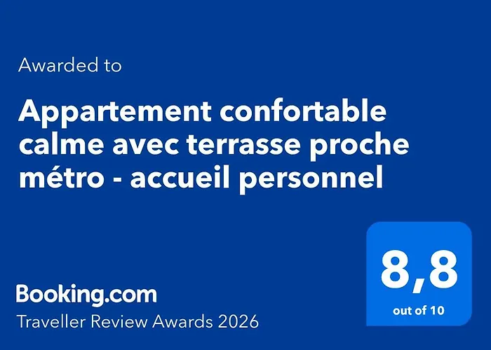 Appartement confortable calme avec terrasse proche métro - accueil personnel Lyon