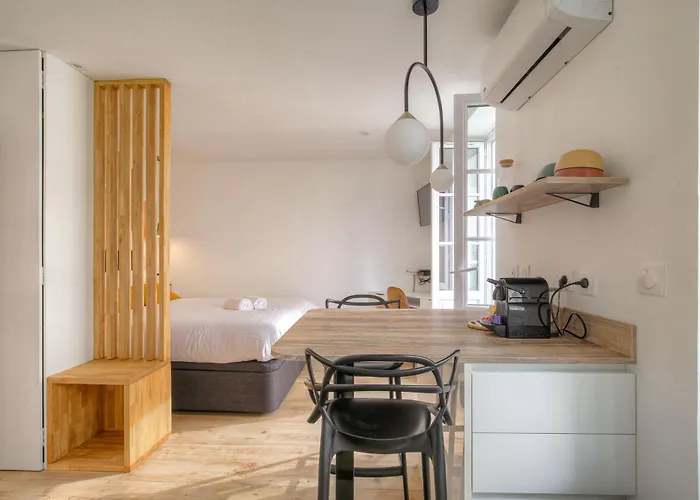 Joli studio climatisé avec terrasse - Lyon centre