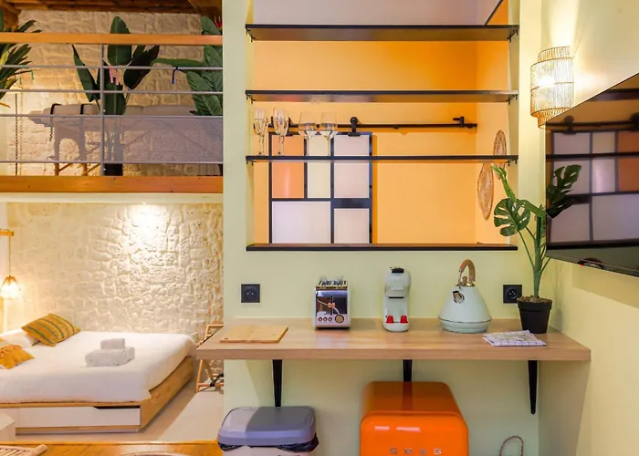 Appartement Expérience Bahiana avec balnéo à Lyon